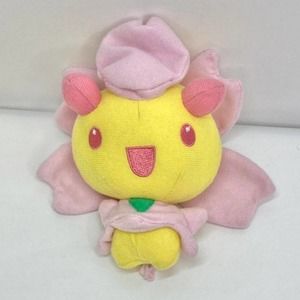 Cherrim Pokemon Plush Stuffed Animal 6"  Pink Yellow Jakks Pacific